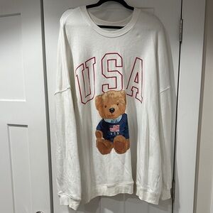 **SOLD!** Grayson Threads USA Teddy Bear Sweatshirt